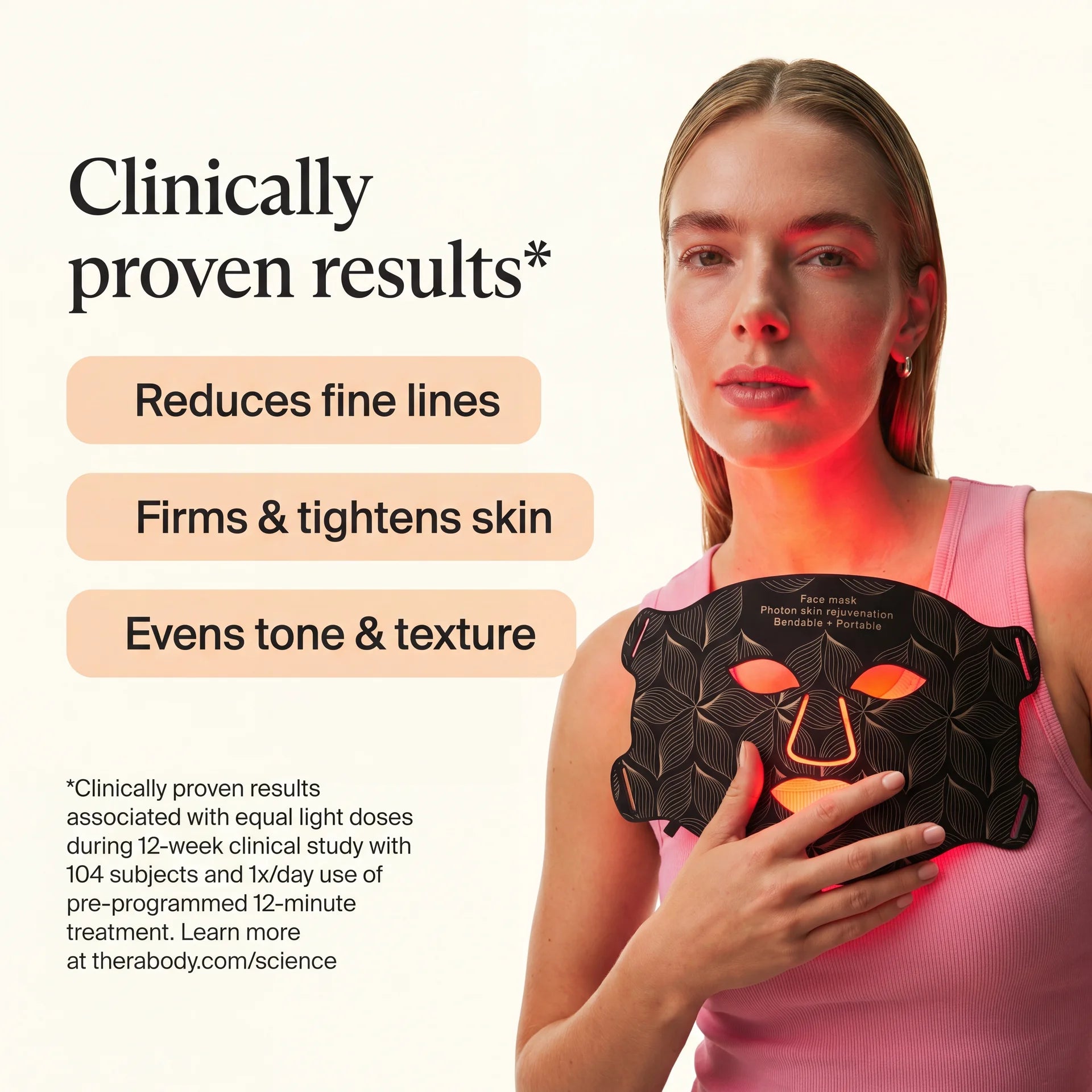 Rubelux Luma8™ Red Light Therapy Mask